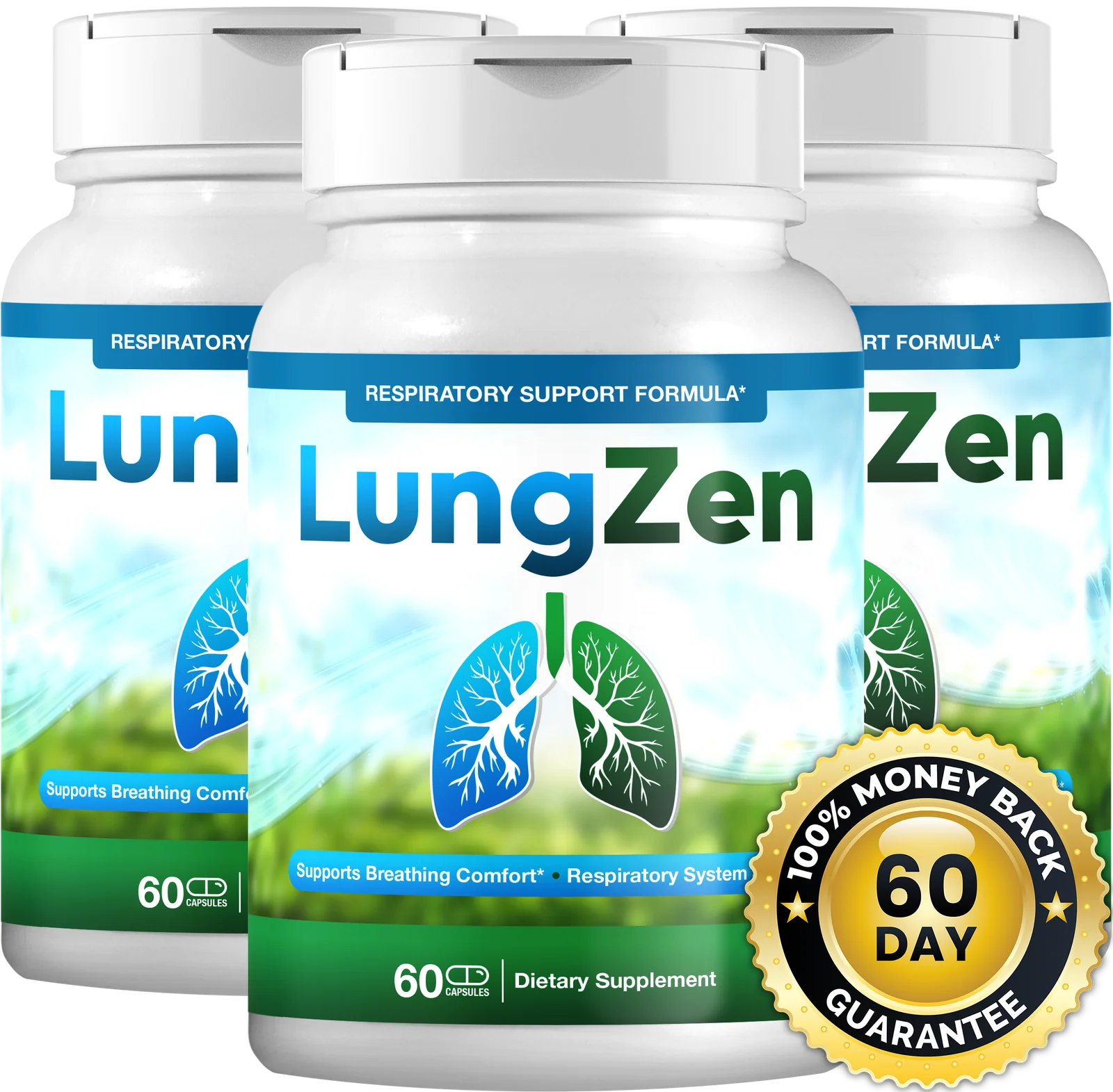 LungZen 3 bottle package - most popular 90-day supply Canada