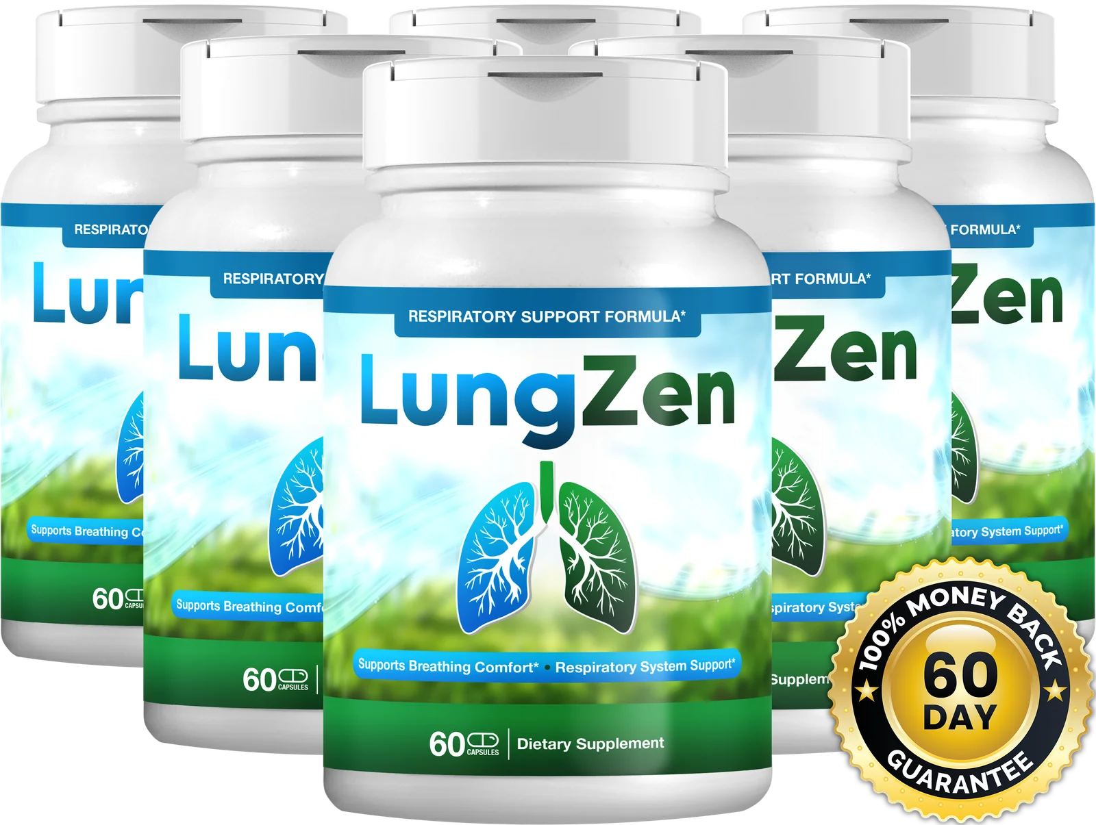 LungZen 6 bottle package - best value 180-day supply Canada